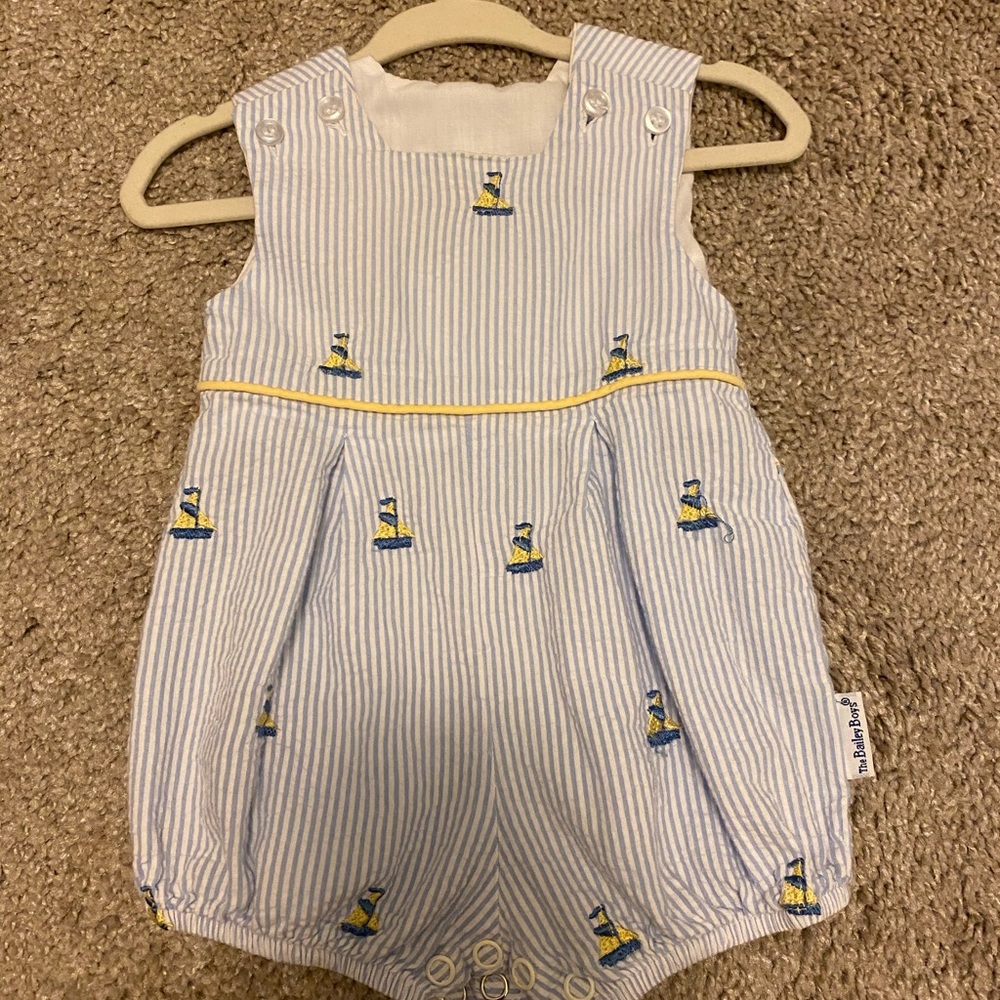 Baby boys bubble smock